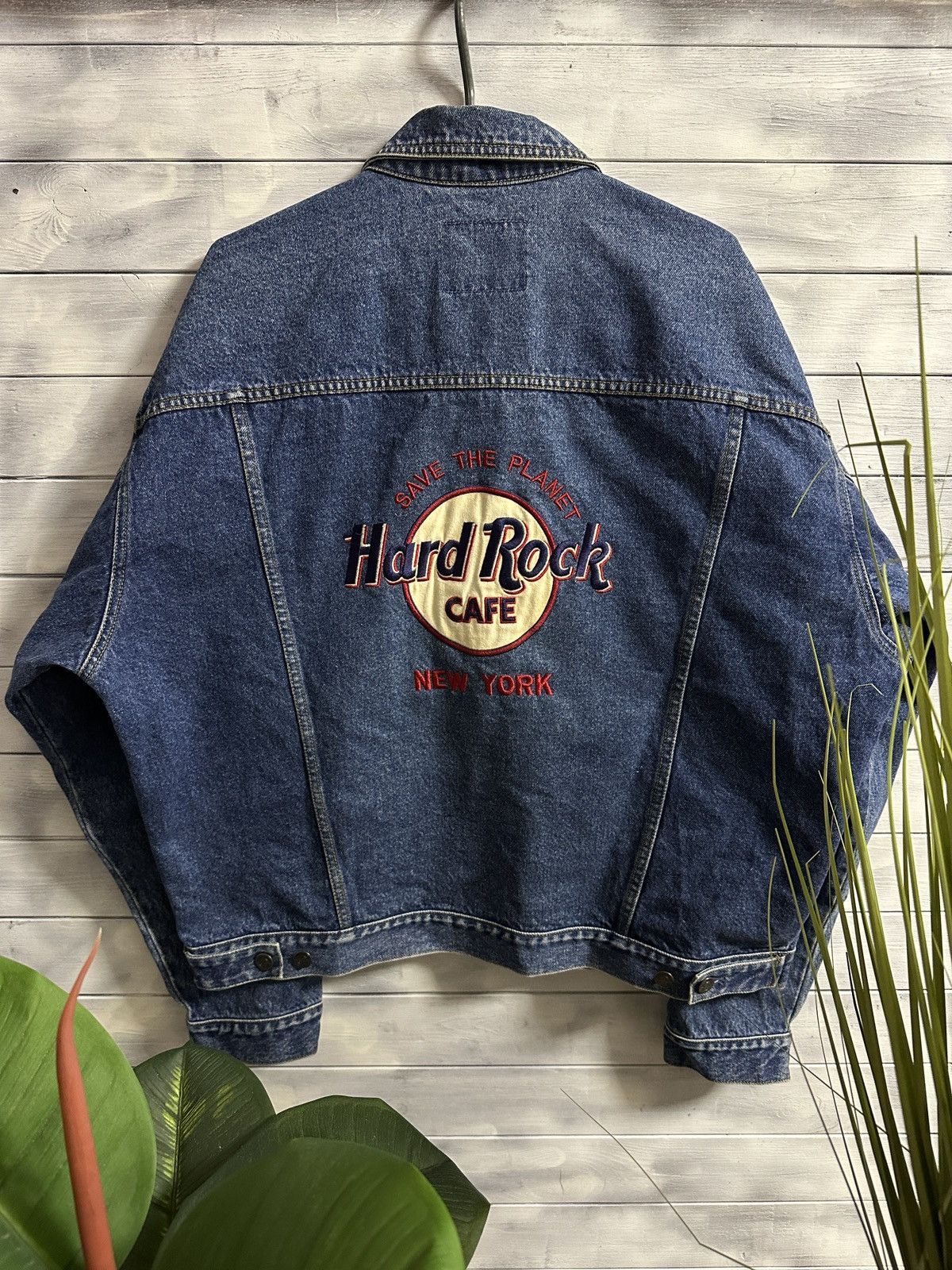 Hard Rock Cafe Very Rare Vintage Jacket Hard Rock Cafe New York Size US XL / EU 56 / 4 - 1 Thumbnail