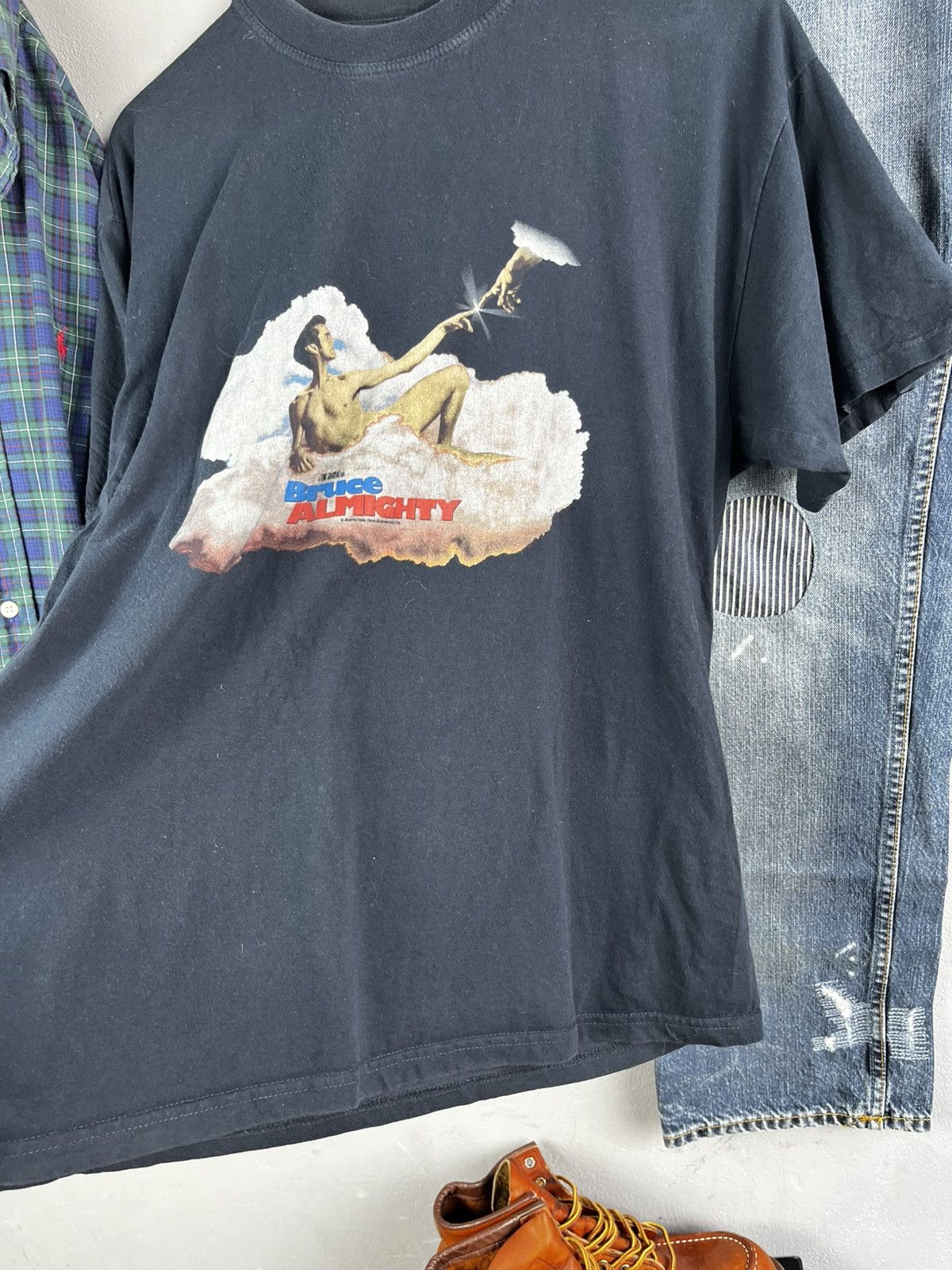 Vintage Vintage Bruce Almighty Movie Promo Shirt 2003 Jim Carrey Size US L / EU 52-54 / 3 - 8 Thumbnail
