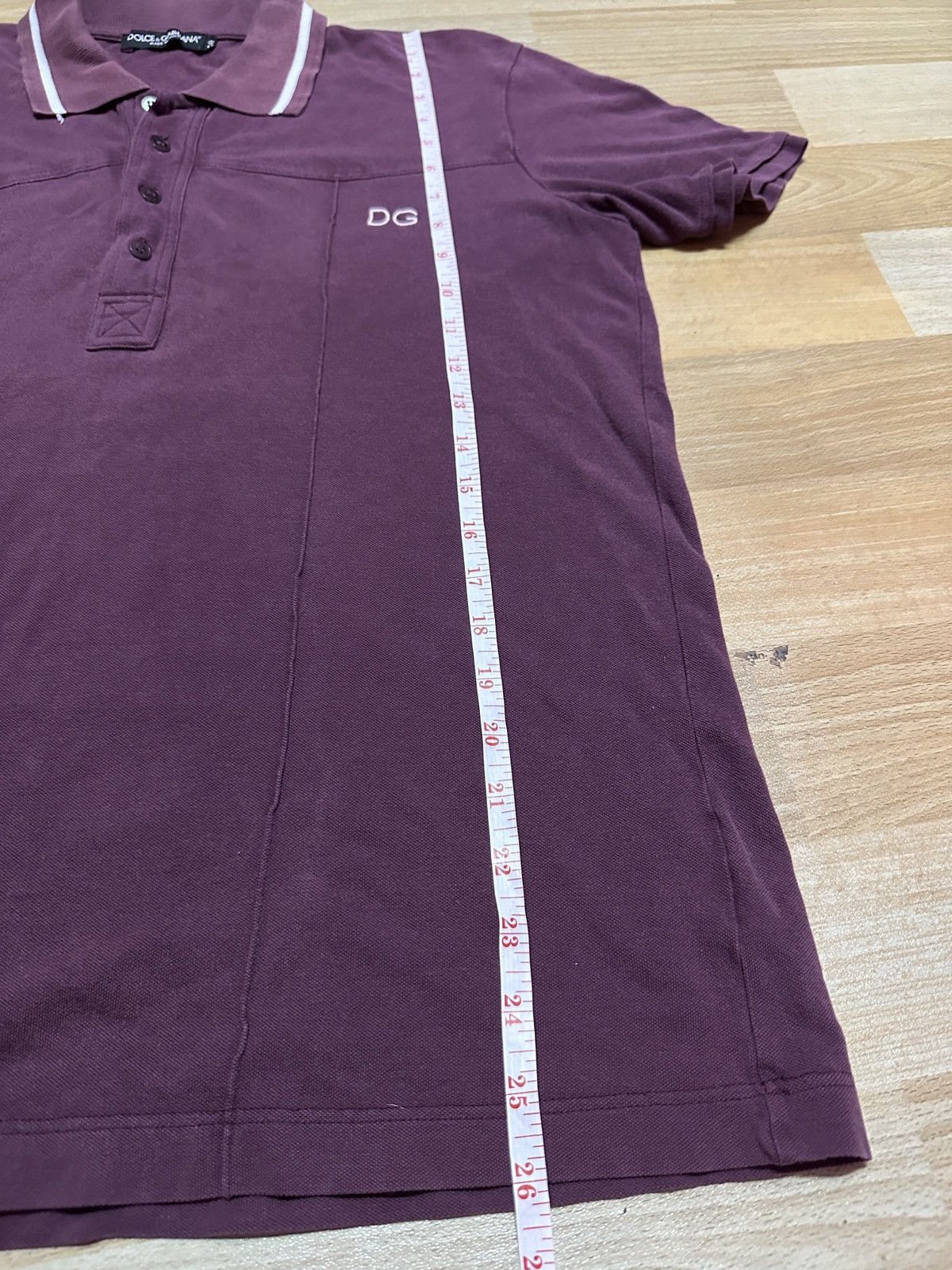 Dolce & Gabbana × Vintage Sun Faded🔥 Dolce & Gabbana Polo Shirt Size US M / EU 48-50 / 2 - 14 Thumbnail