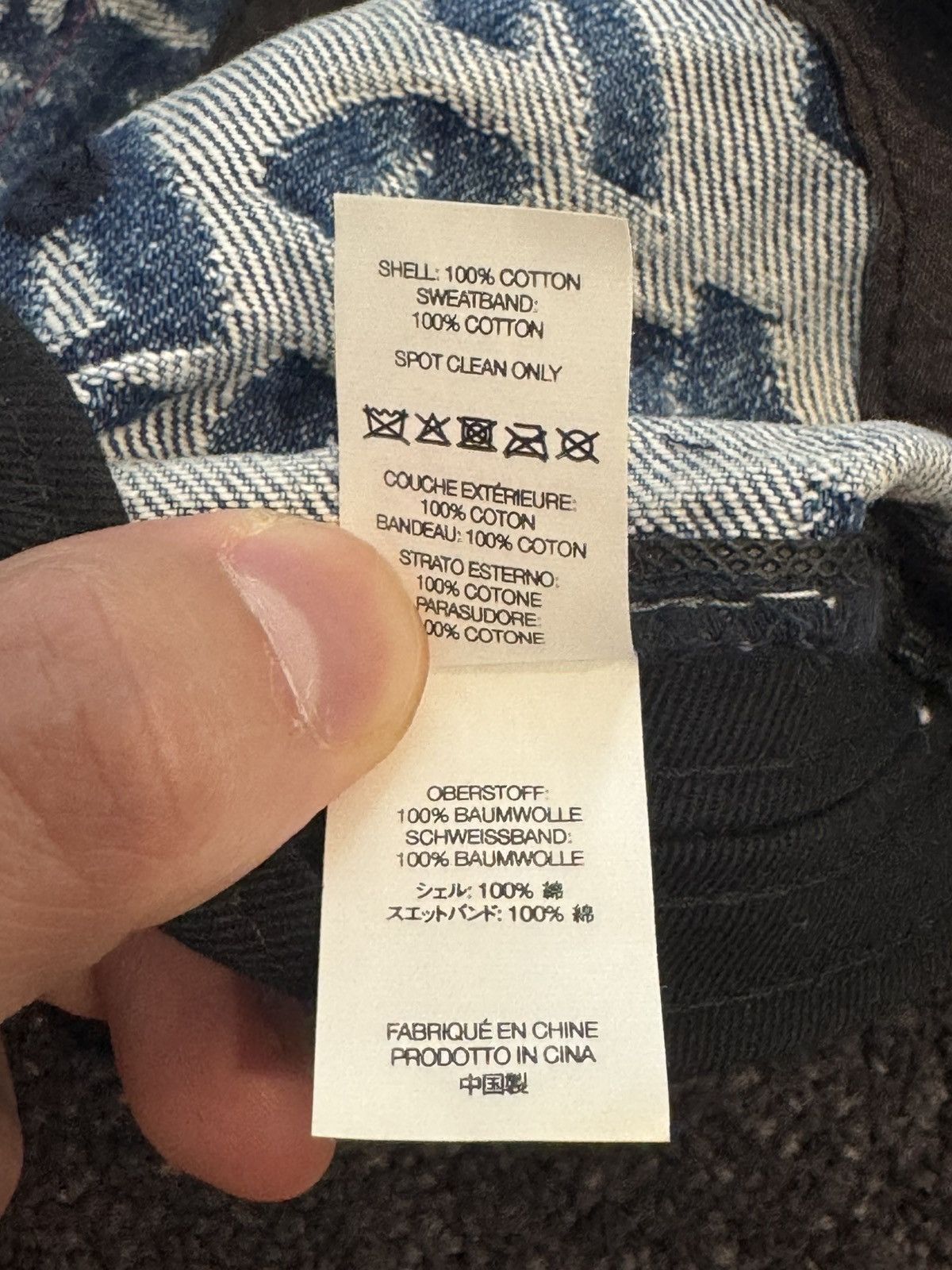 Supreme Supreme - Fat Tip Jacquard Denim Box Logo Hat Size ONE SIZE - 6 Thumbnail