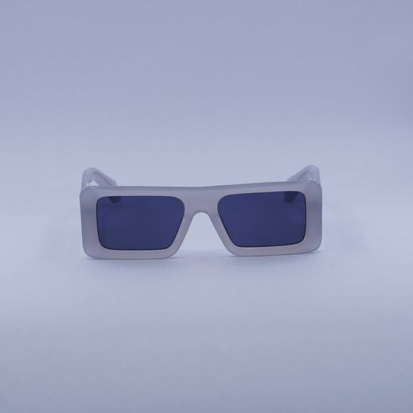 Off-White Off-White OERI140 TROY 0945 Sunglasses Grey Rectangle Frame Size ONE SIZE - 2 Thumbnail