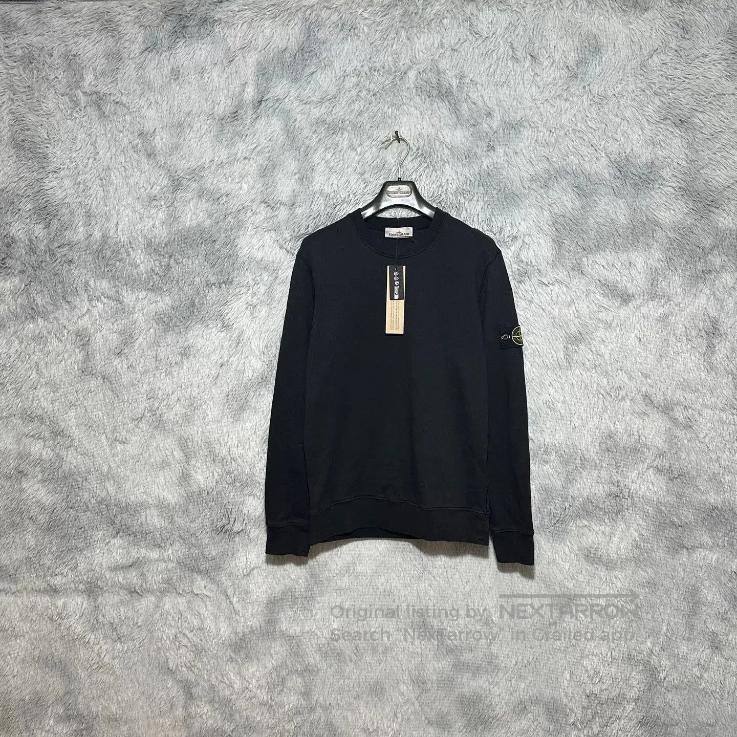 Stone Island stone island black crew neck sweatshirt L. Size US L / EU 52-54 / 3 - 1 Thumbnail