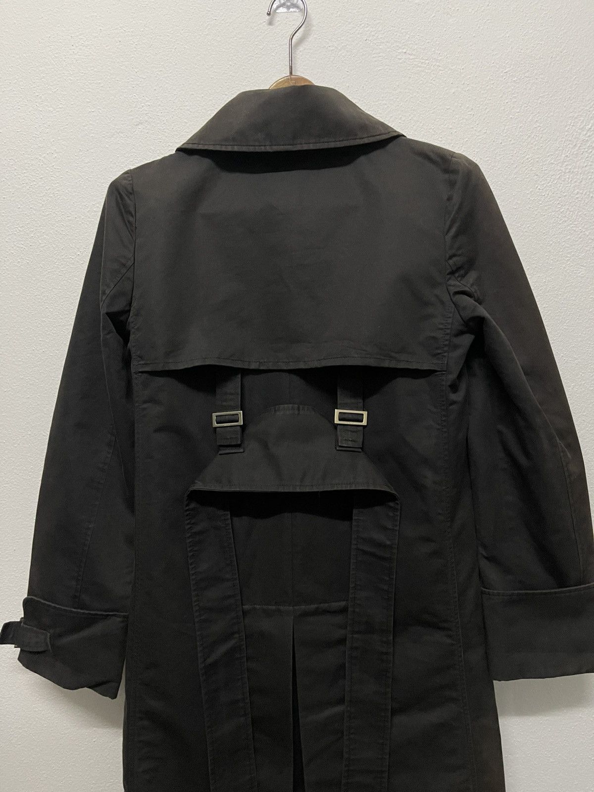 Gucci 90s GUCCI LONG TRENCH BELT LONG JACKET RARE Size US S / EU 44-46 / 1 - 13 Thumbnail