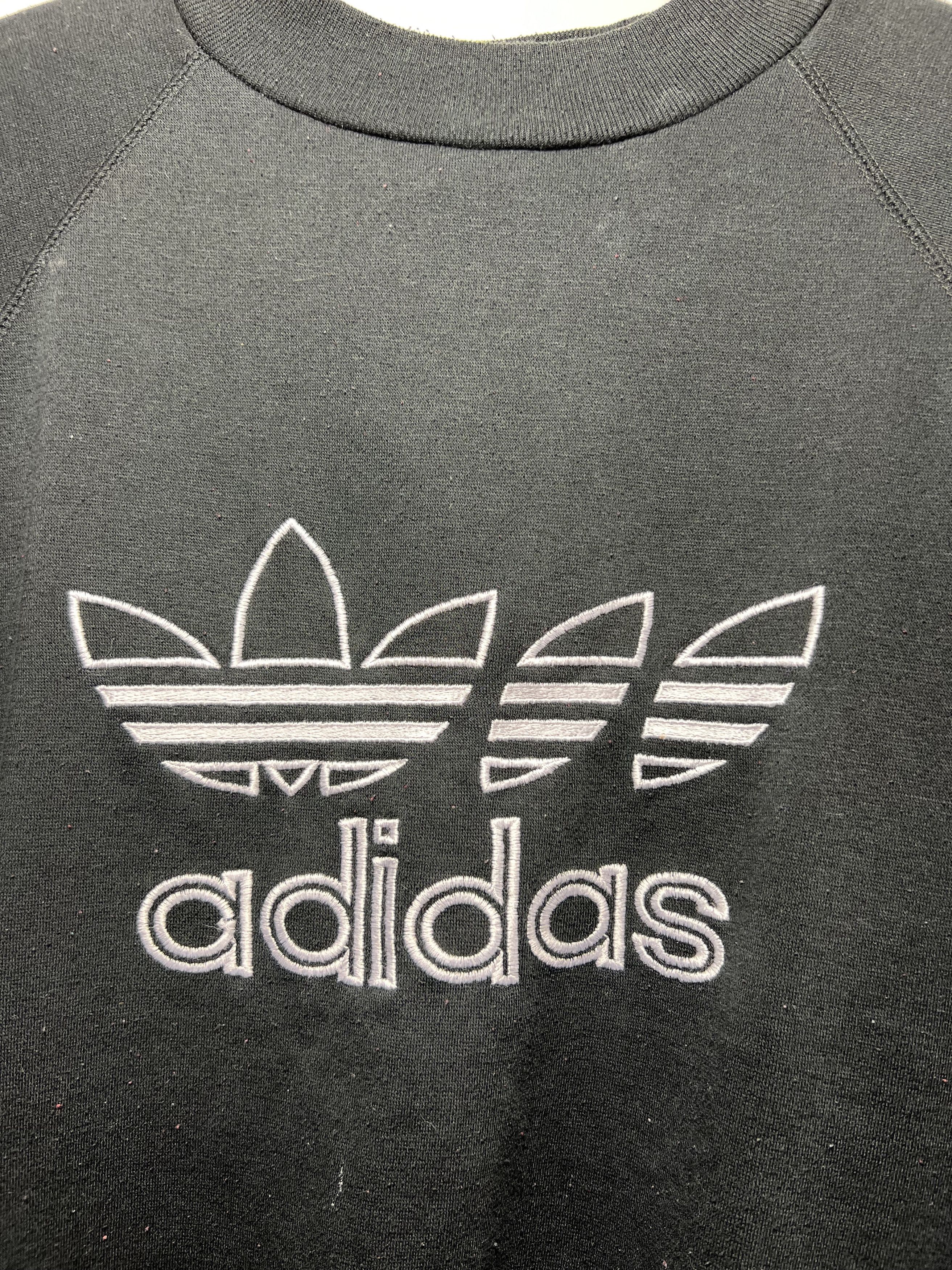 Adidas × Logo Athletic × Vintage Vintage 1990's Adidas Logo Pullover Sweatshirt Size US M / EU 48-50 / 2 - 3 Thumbnail