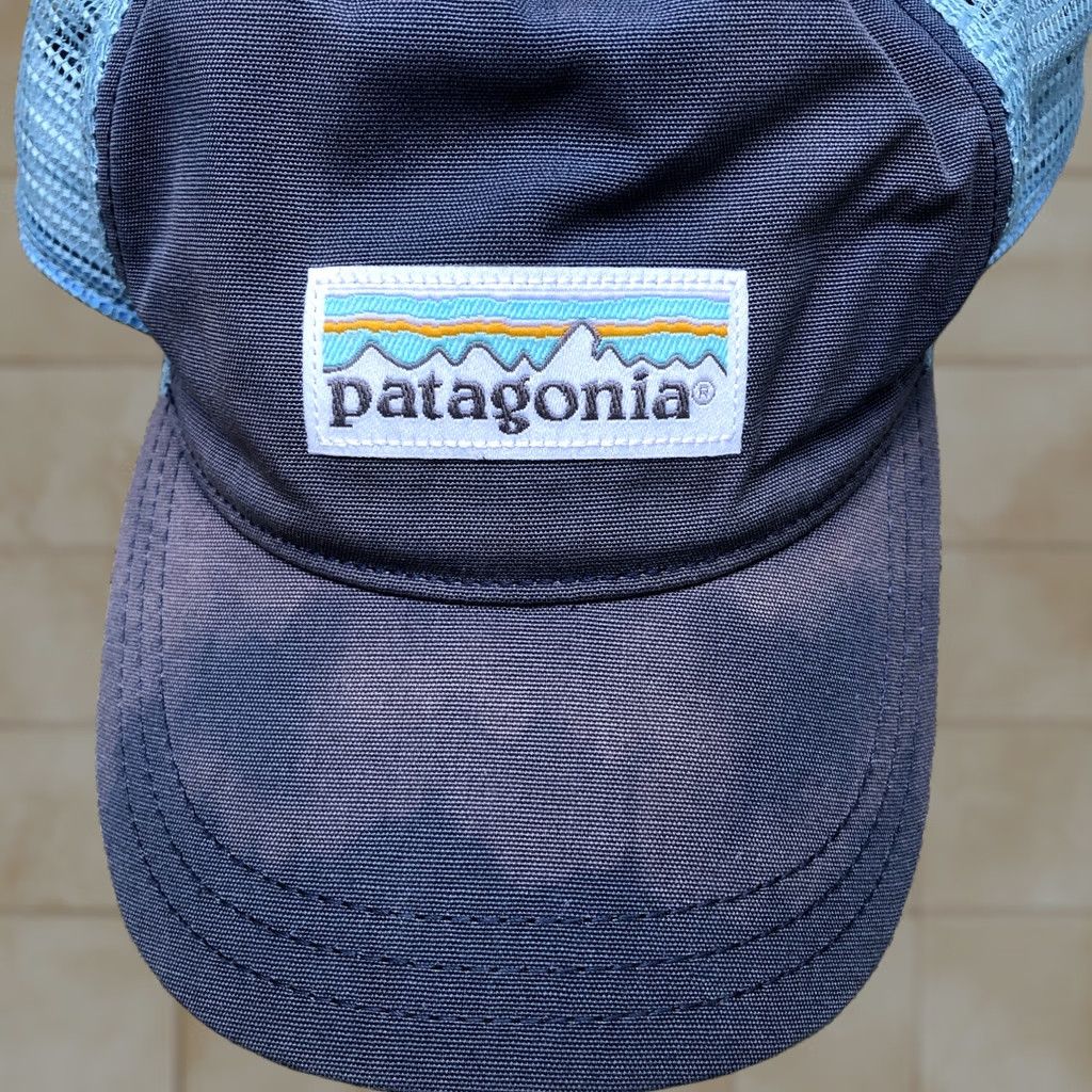 Patagonia VINTAGE Patagonia Trucker Hat Women's Baseball Cap One Size Blue Adjustable Size ONE SIZE - 1 Thumbnail