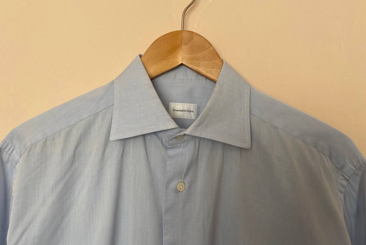 Ermenegildo Zegna × Z Zegna Rare! Luxury Ermenegildo Zegna striped Shirt Button Up Size US L / EU 52-54 / 3 - 2 Thumbnail