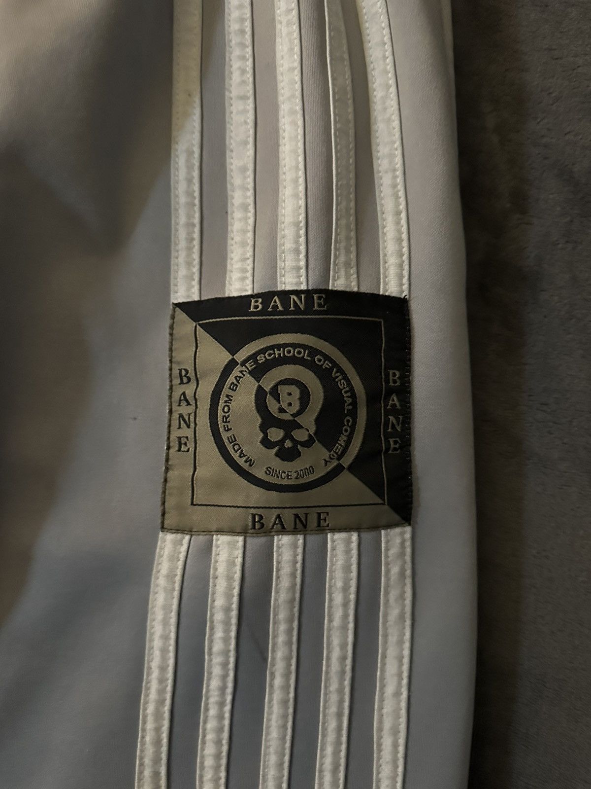 Vintage Bane grey four striped pants Size US 32 / EU 48 - 2 Thumbnail