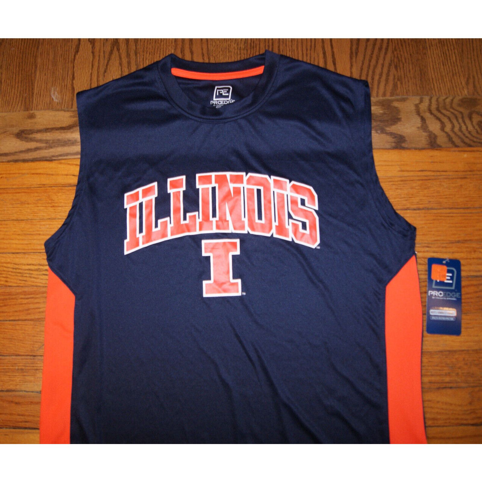 Pro Edge ILLINOIS FIGHTING ILLINI NWT NEW Basketball Jersey Pro Edge Size US L / EU 52-54 / 3 - 1 Thumbnail