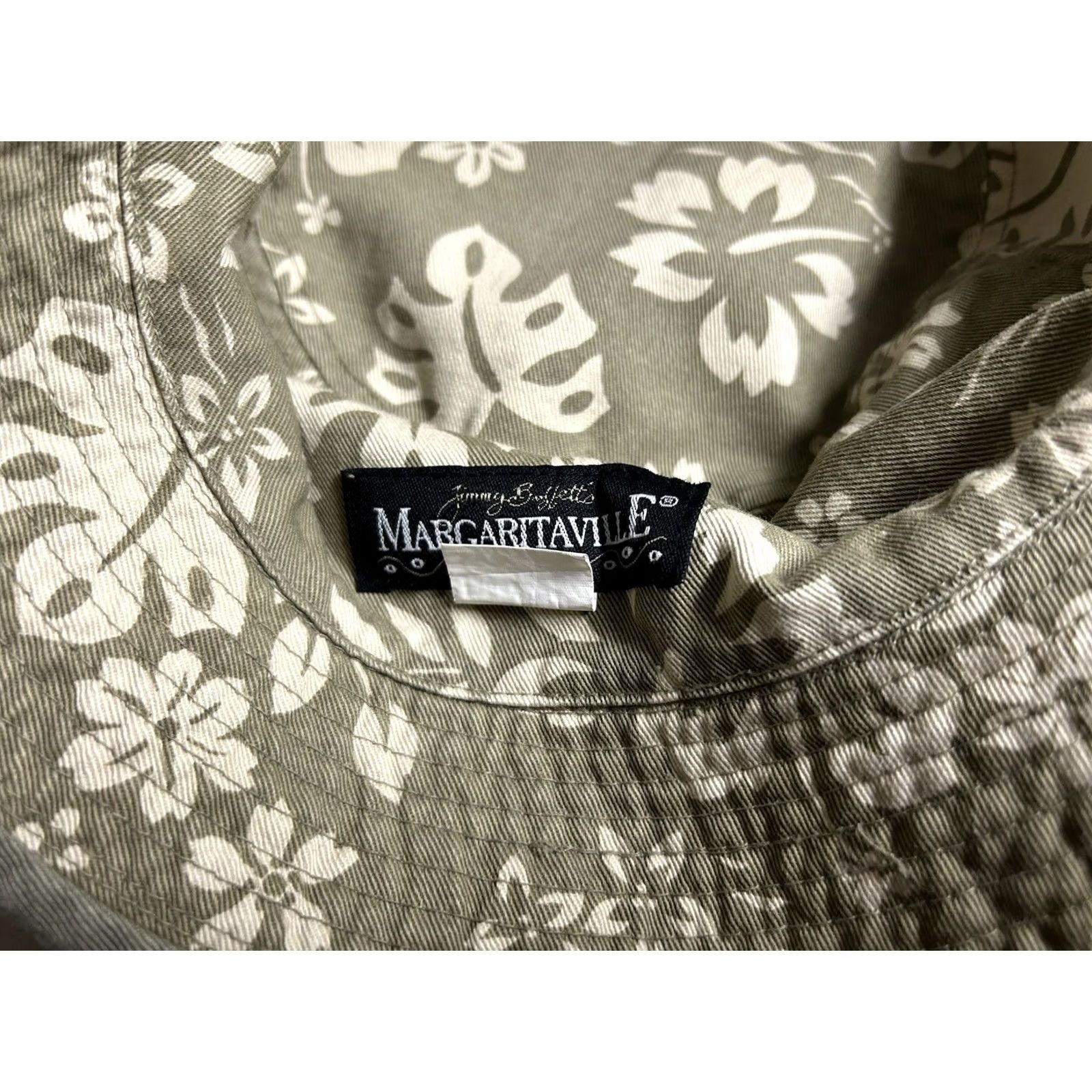 Vintage VINTAGE Margaritaville Tequila Bucket Hat Beige Unisex Adults One Size Beige Canvas Cotton Bucket Hat Casual Outdoor Mens Womens Size ONE SIZE - 5 Thumbnail