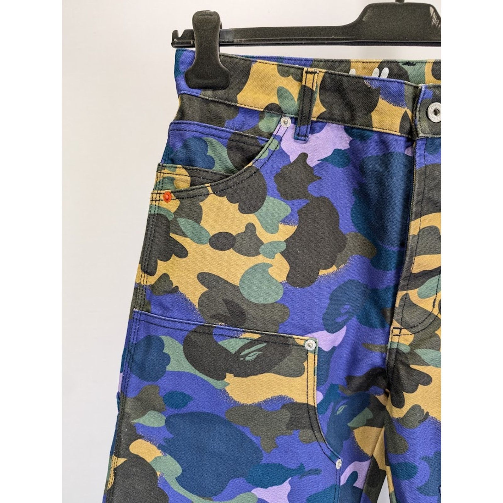 Bape × Heron Preston o1rshd1 Camou Worker Pant Camouflage in Multicolor Size US 32 / EU 48 - 5 Thumbnail