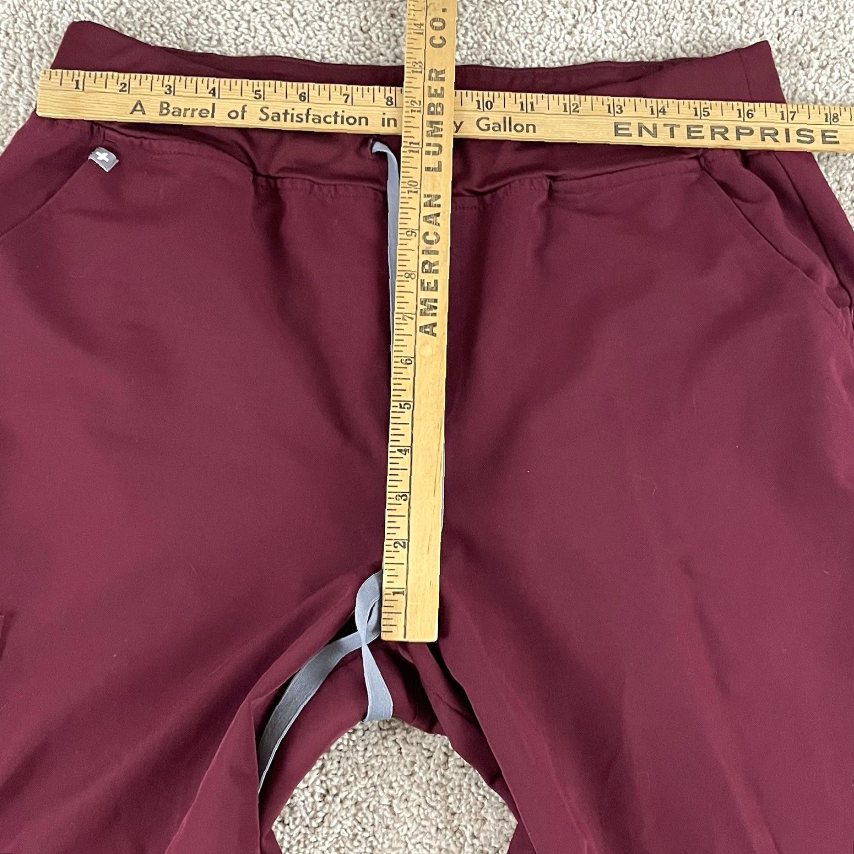 Vintage FIGS Joggers Women's XL Zamora Red Scrub Work 29 Inseam Nurse Office C87 Size 40" / US 18 - 7 Thumbnail