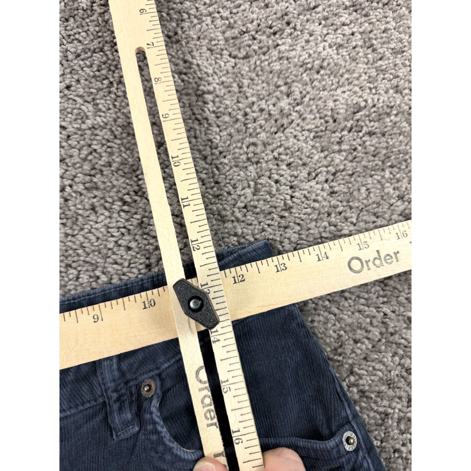 Patagonia Patagonia Pants Womens 27 Blue Corduroy Ankle Skinny Mid Rise Stretch 25x27 Size 27" / US 4 / IT 40 - 5 Thumbnail