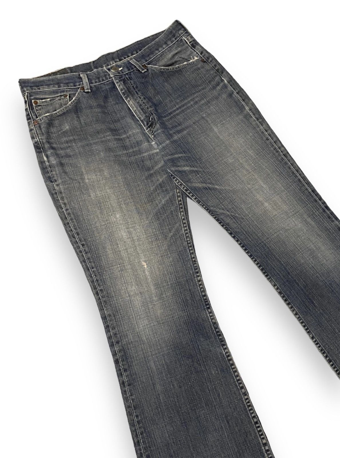 Levi's Vintage Flare Japan Levis 517-03 J09 Light Grey Washed Size US 32 / EU 48 - 3 Thumbnail