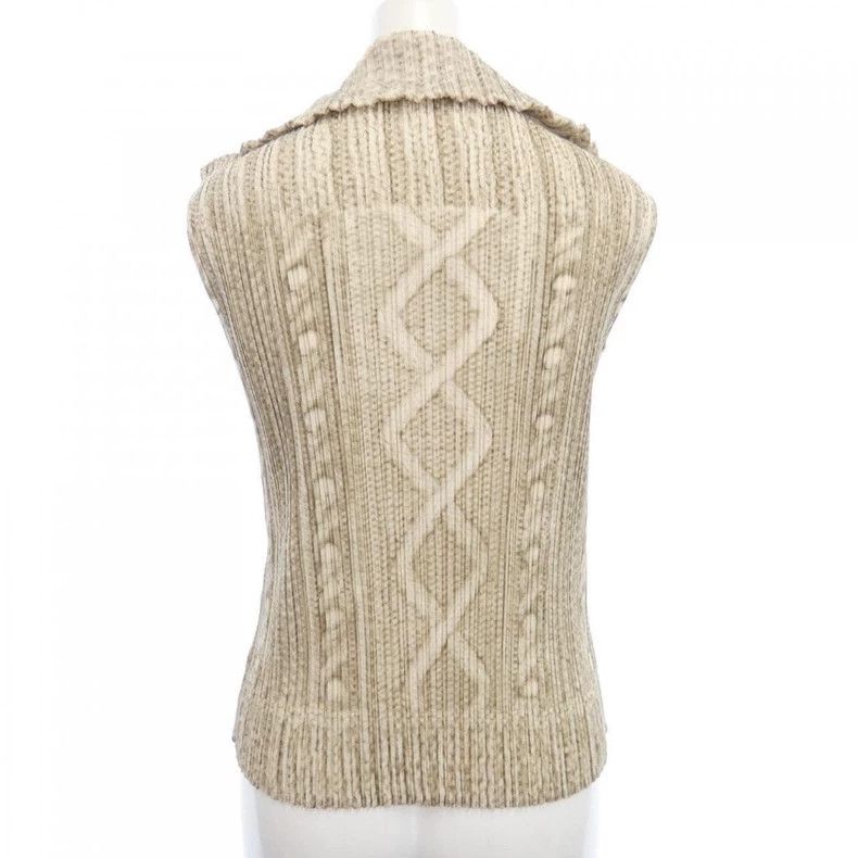 Issey Miyake Issey Miyake Beige twisted pleated vest Size L / US 10 / IT 46 - 2 Thumbnail