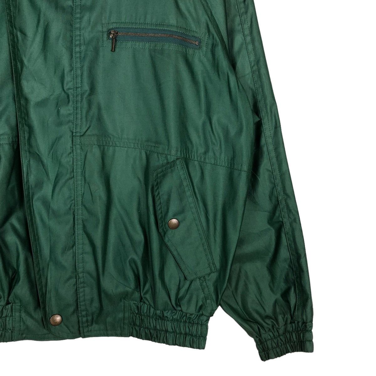 Japanese Brand 🔥Rich Green Vintage Bomber Jacket Nylon Mr Junko Japan Size US M / EU 48-50 / 2 - 6 Thumbnail