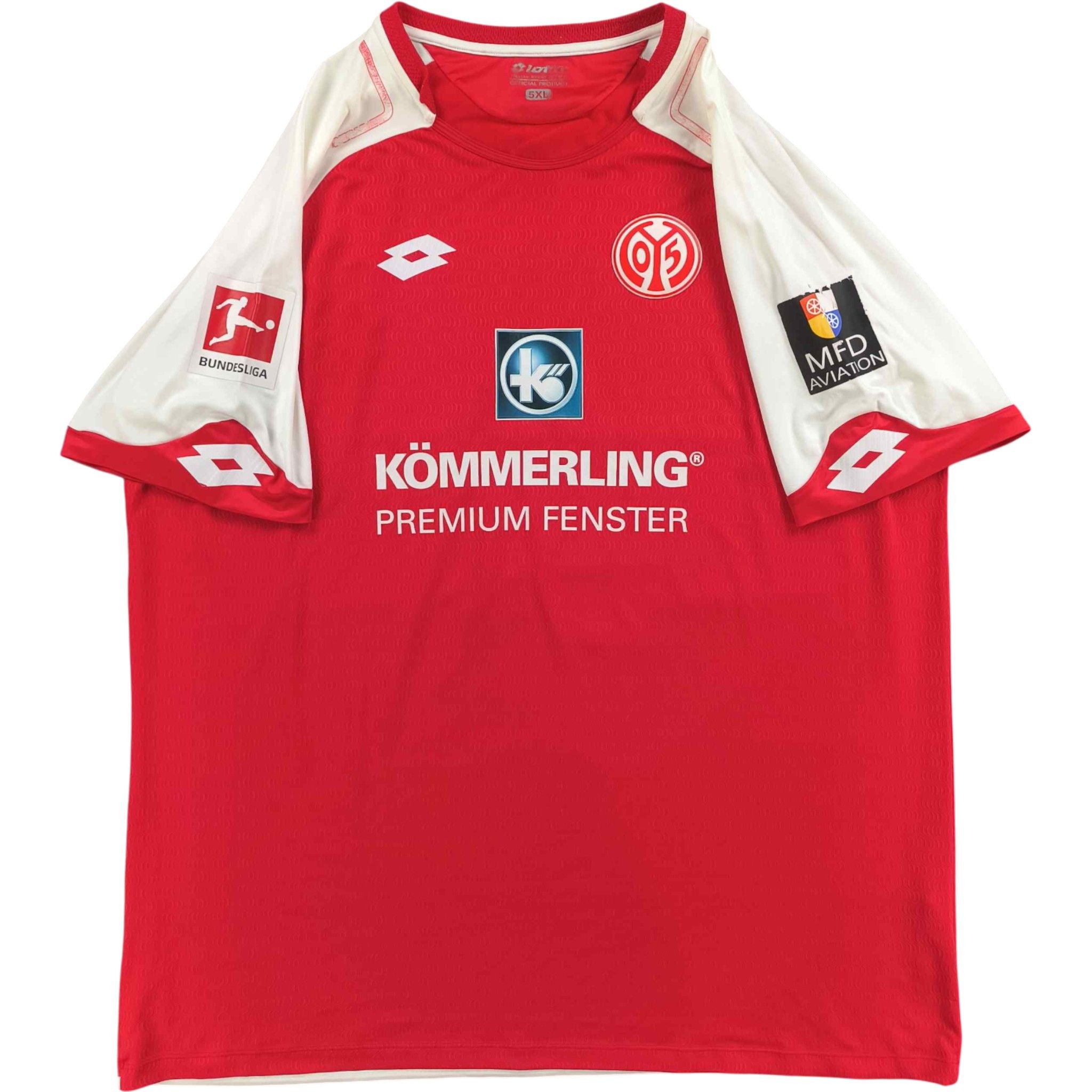 Lotto Sport Mainz 2017-18 Lotto home football jersey shirt size 5XL Size US XXL / EU 58 / 5 - 1 Thumbnail