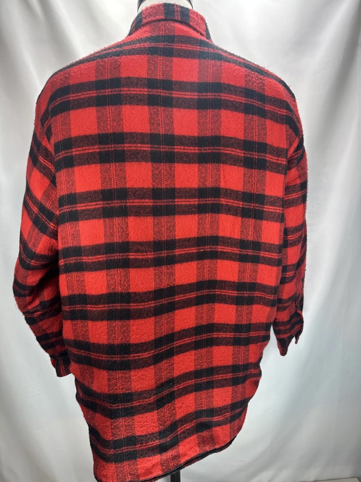 Sears Sears Vintage Plaid Flannel Lined Coat Red Mens Large Size US L / EU 52-54 / 3 - 3 Thumbnail