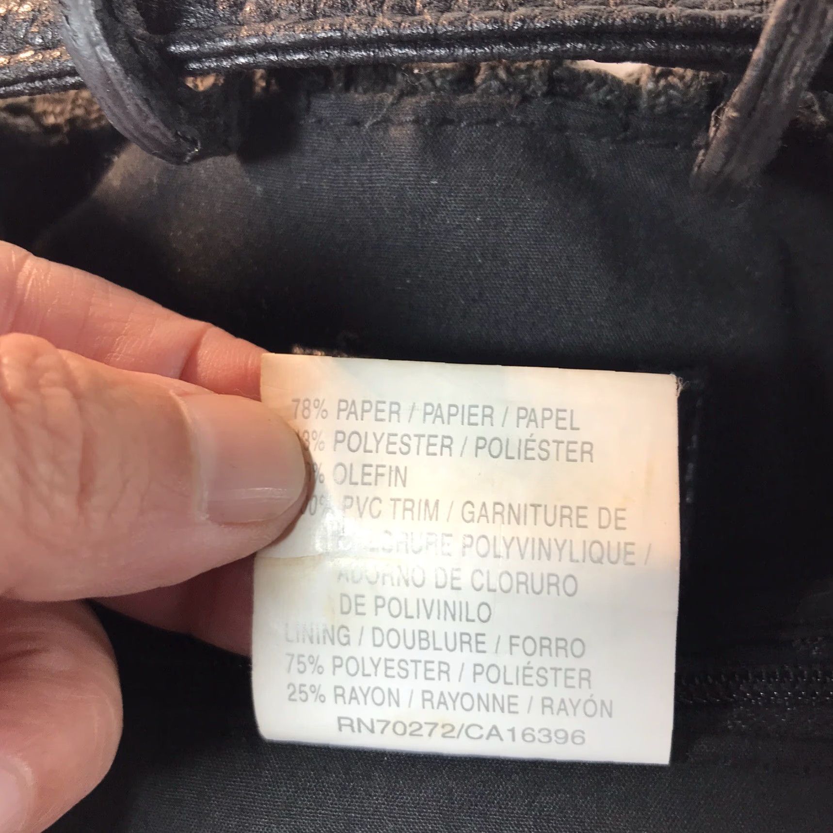 Liz Claiborne Liz Claiborne Medium Black Braided Satchel Bag for Women - Business Casual Travel Size ONE SIZE - 7 Thumbnail