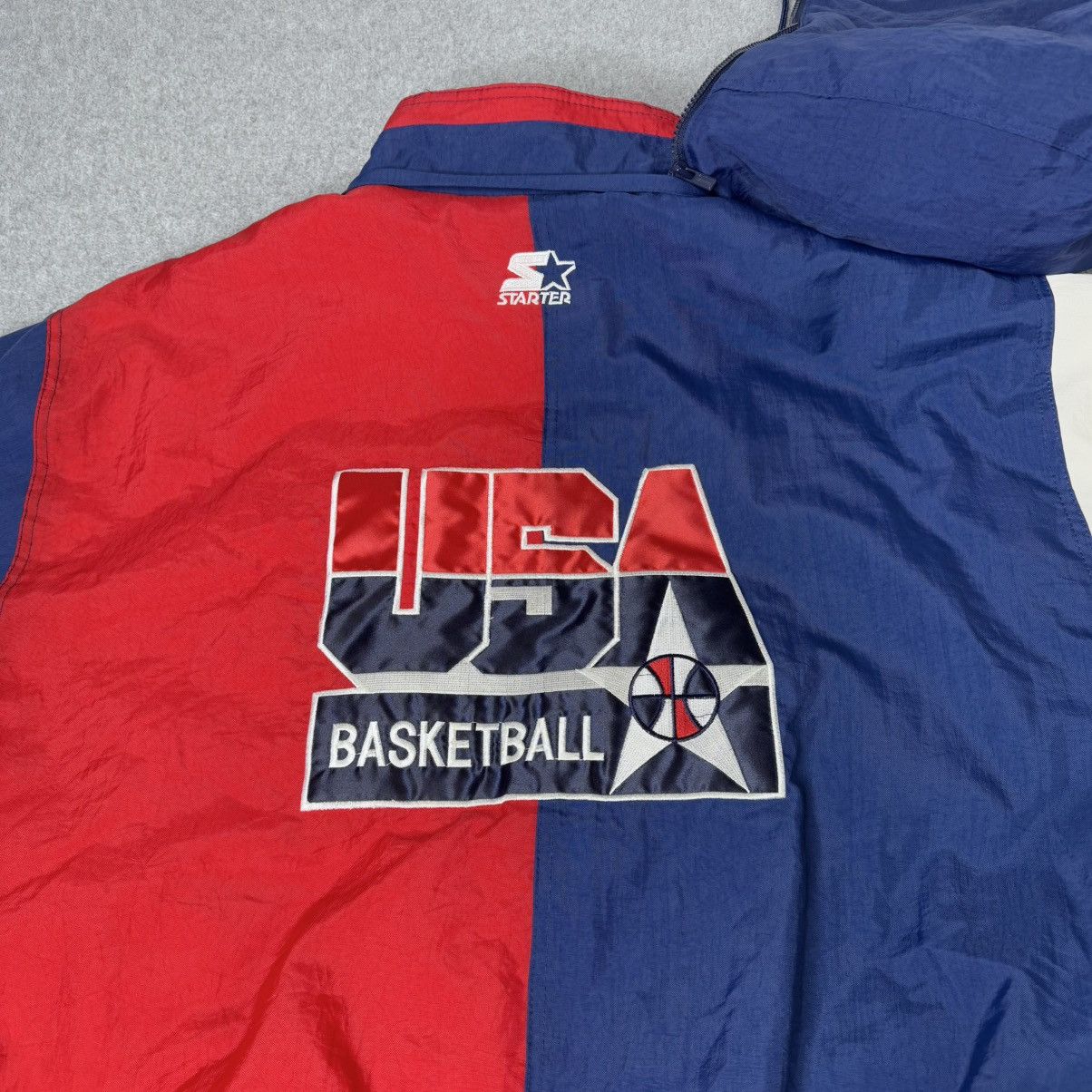 Starter Vtg Olympic USA Basketball 90s Starter Coat America XL Size US XL / EU 56 / 4 - 11 Thumbnail