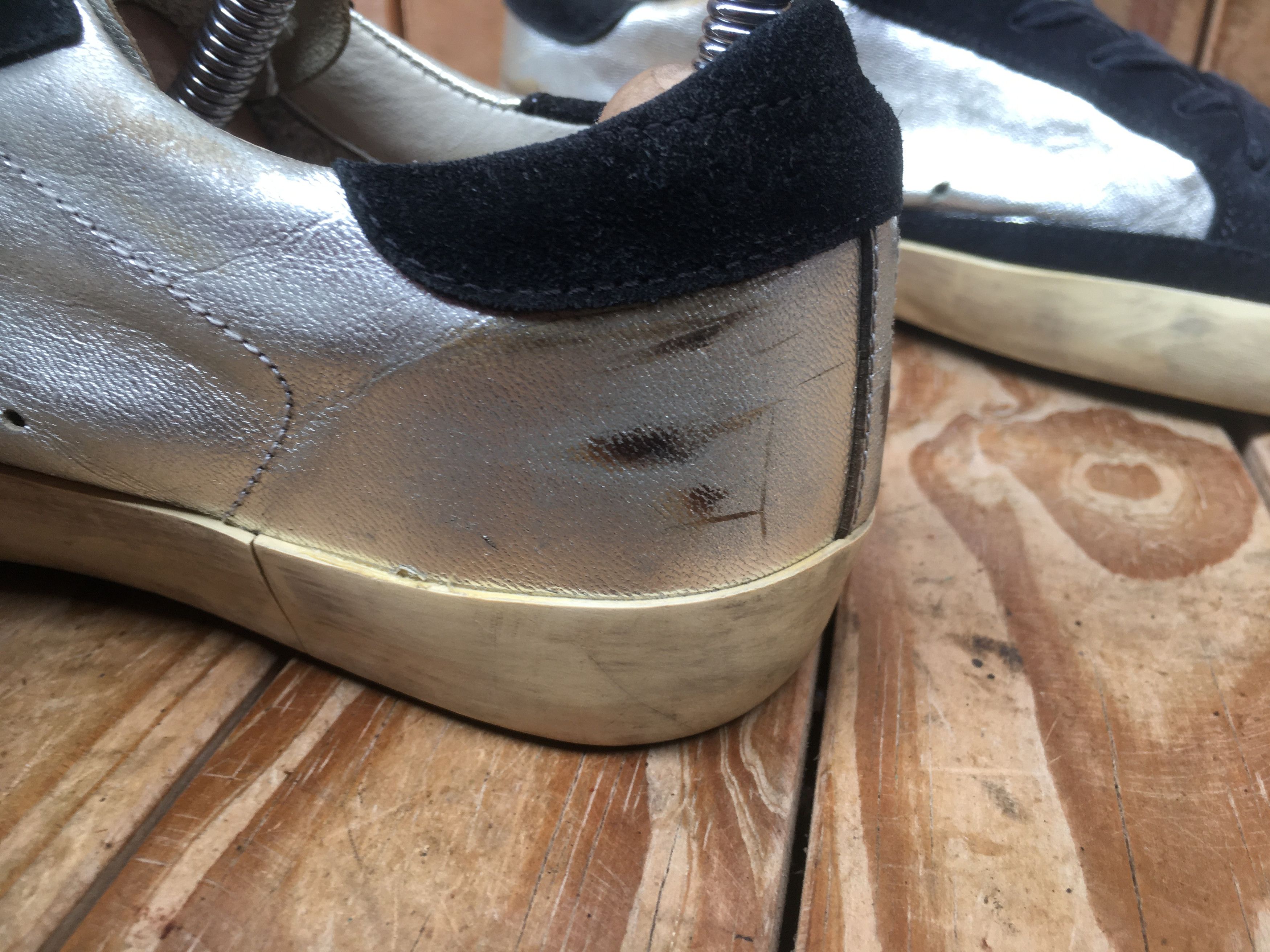 Golden Goose Golden Goose silver patent sneakers size UK 35 Size US 5 / IT 35 - 10 Thumbnail