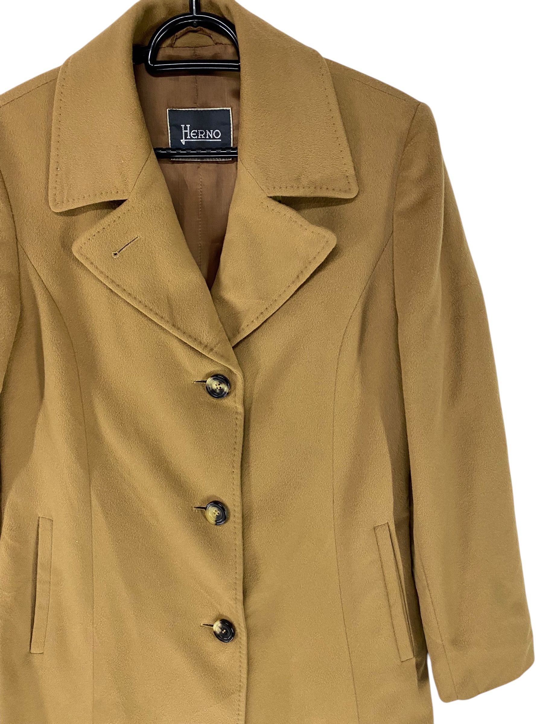 Designer × Herno Herno satin line cashmere overcoat Size S / US 4 / IT 40 - 4 Thumbnail