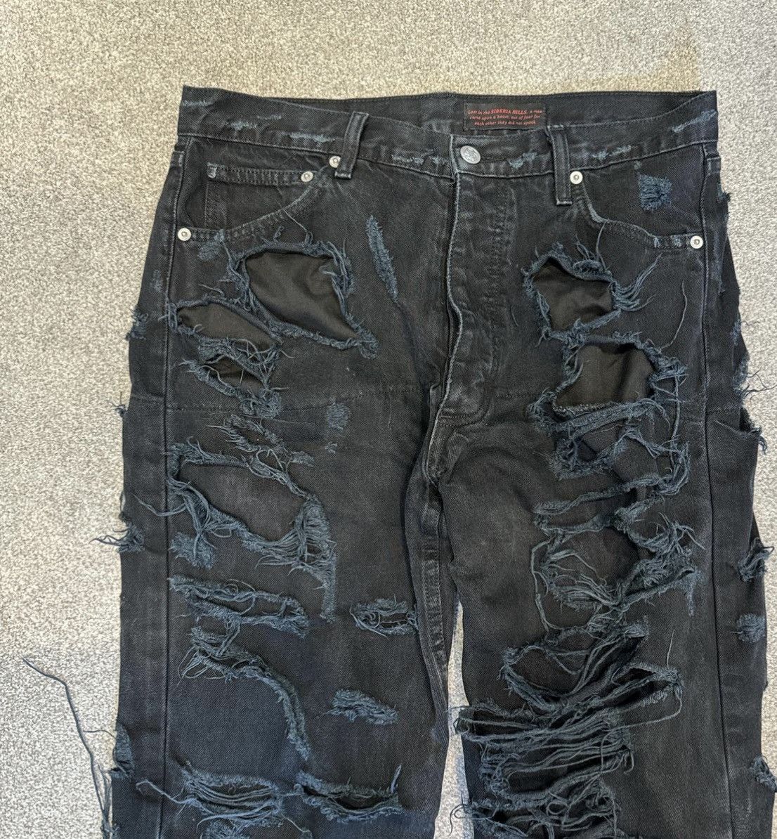 Siberia Hills Siberia Hills spiritual denim black | Grailed