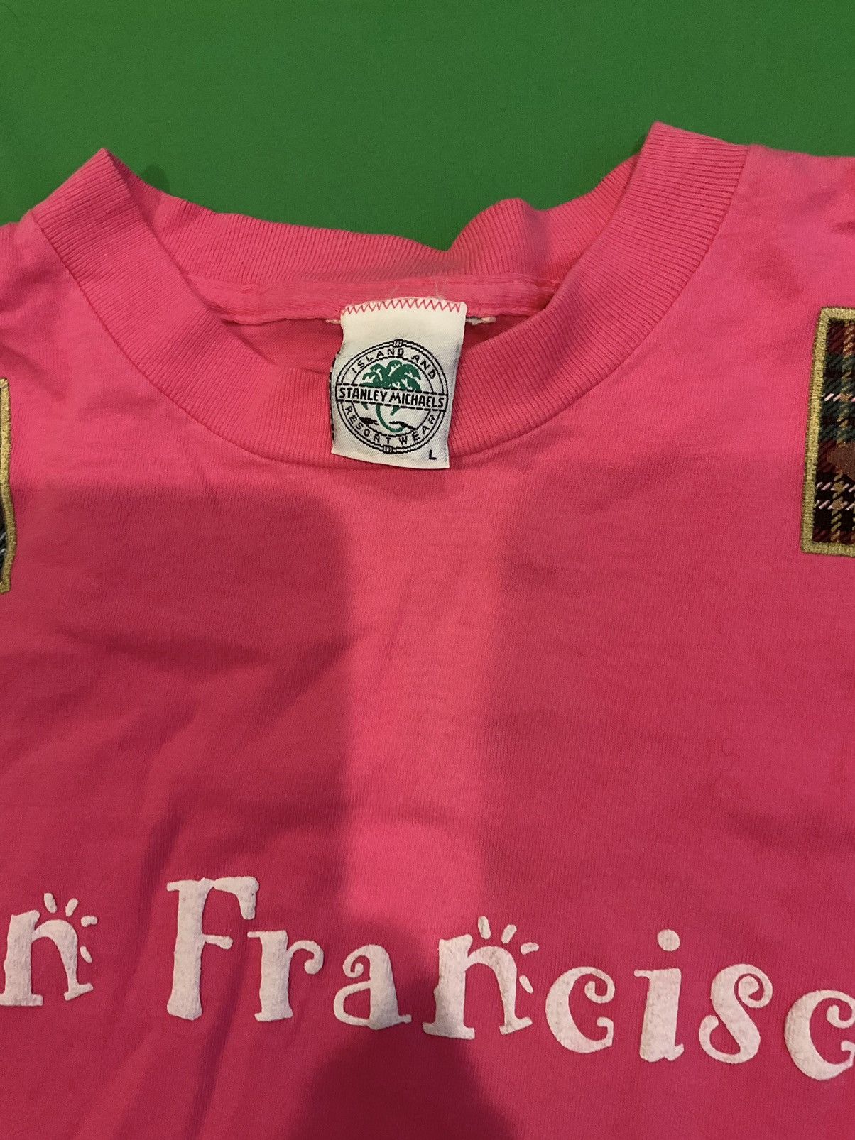 Vintage Vintage Pink San Francisco t-shirt Size US L / EU 52-54 / 3 - 2 Thumbnail