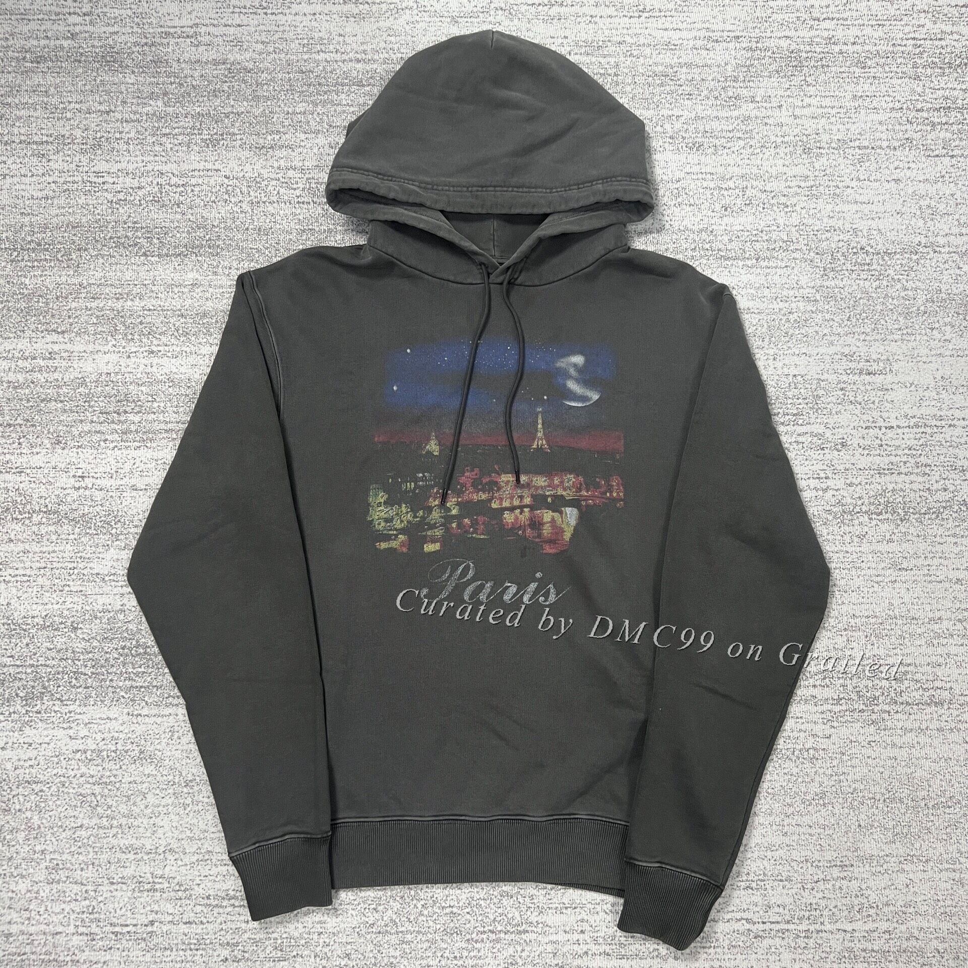 Balenciaga Balenciaga Paris Night Printed Hoodie | Grailed