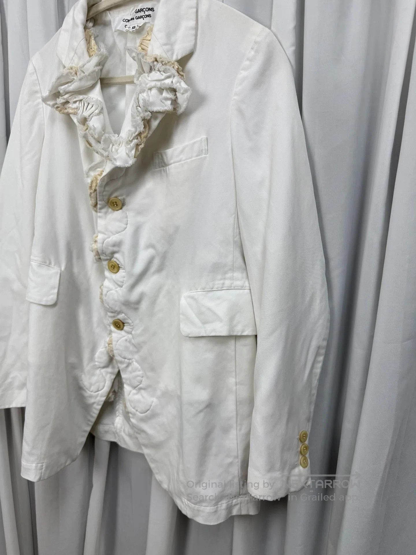 Comme des Garcons Comme des Garçons Ruffle Fleece Jacket. Size XS / US 0-2 / IT 36-38 - 2 Thumbnail