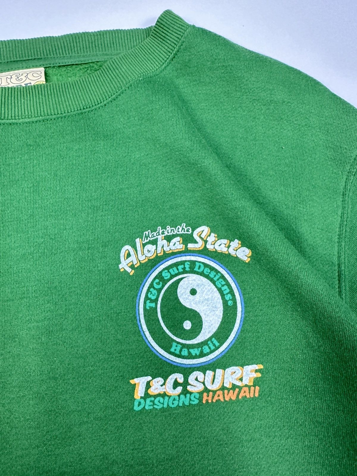 Sun Surf Vintage 90sT&C Surf Aloha State Crewneck A611 Size US XL / EU 56 / 4 - 5 Thumbnail