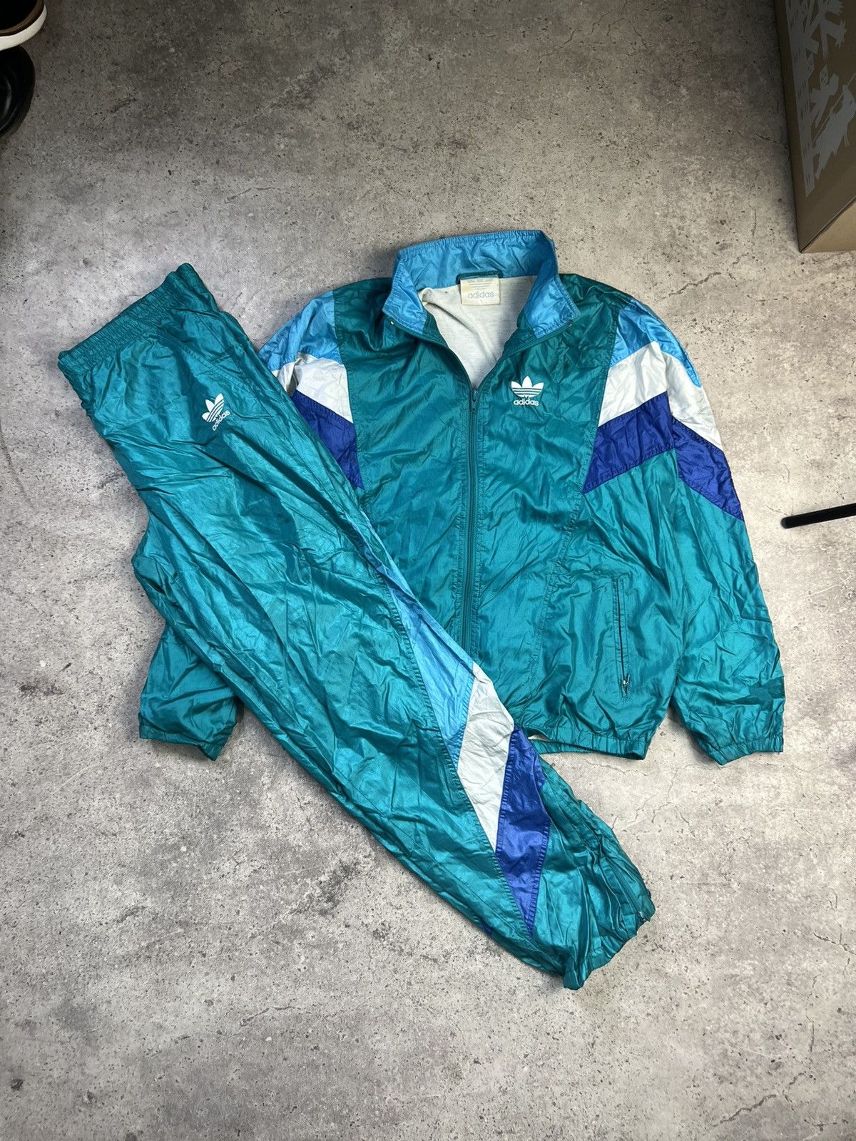 Adidas Adidas Track Suit Vintage Adiolor Firebird Jacket Size US M / EU 48-50 / 2 - 1 Thumbnail