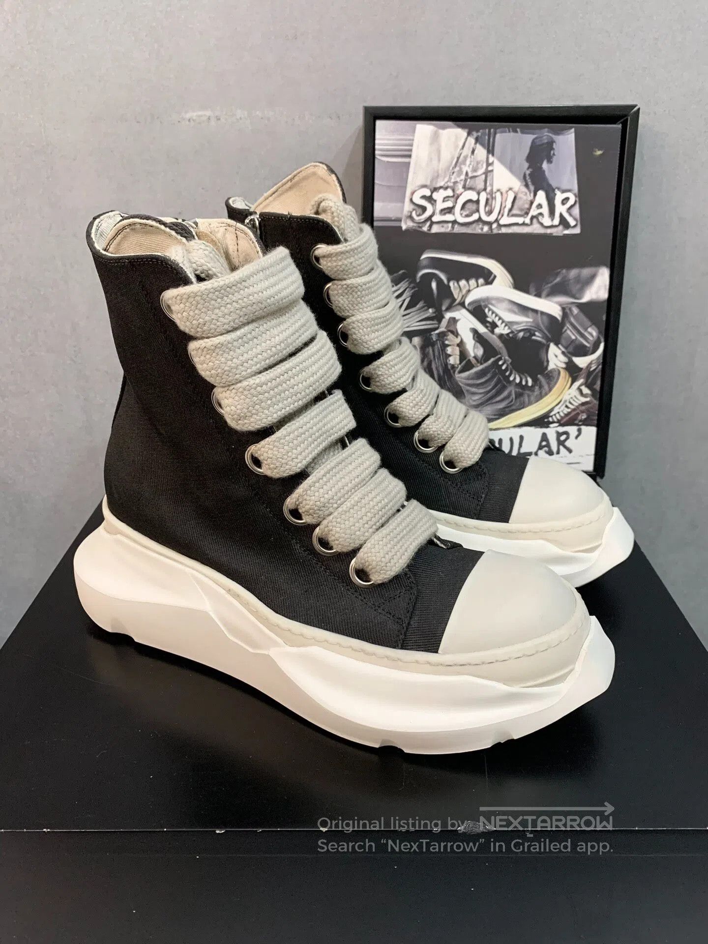 Rick Owens GETHSEMANE サイズ48 ＊最終値下げ中 Rick Owens × Rick Owens Drkshdw Rick Owens Ramones Zebra Black