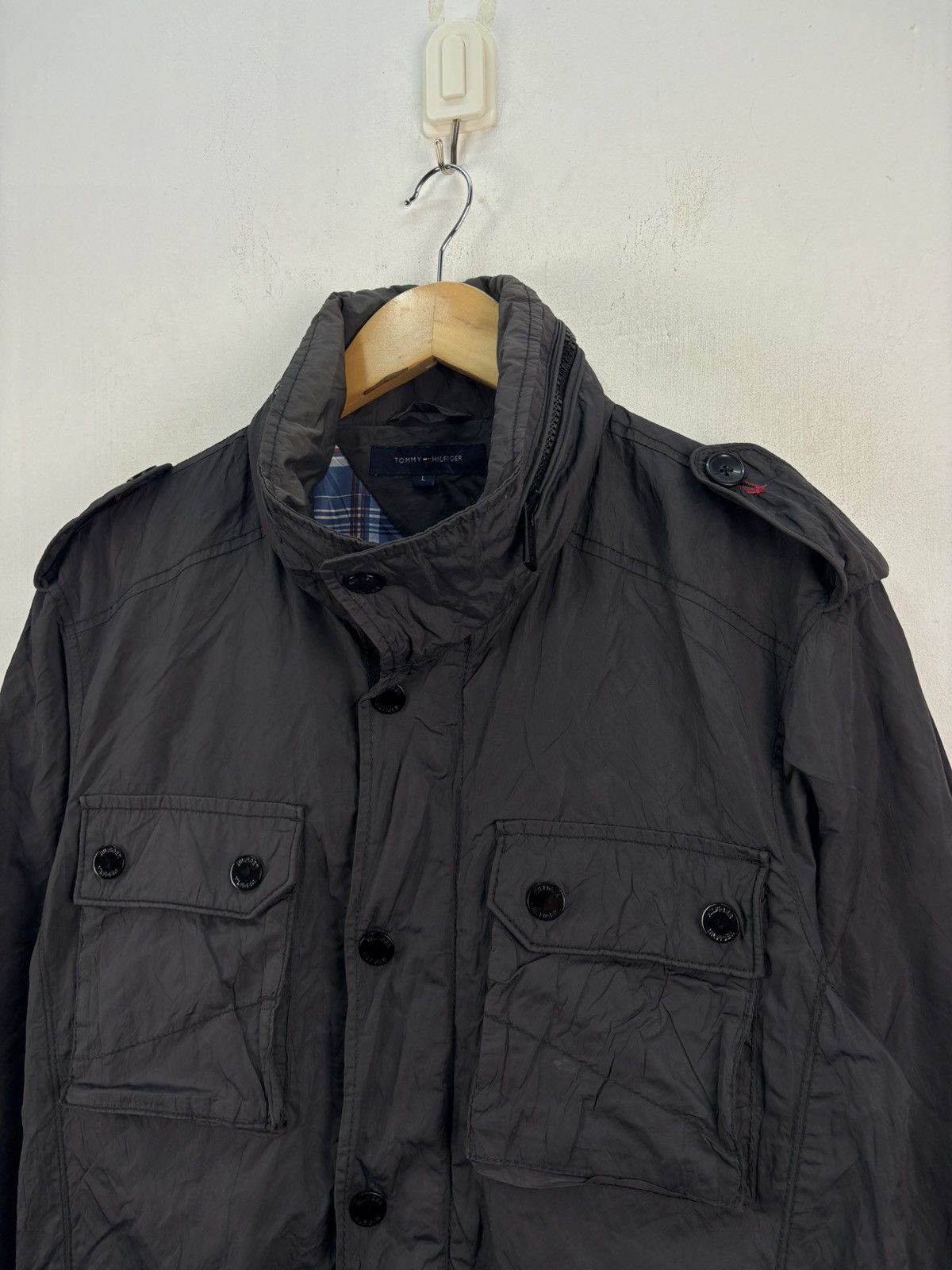 Tommy Hilfiger Vintage Tommy Hilfiger Tactical Nylon Jacket Size US L / EU 52-54 / 3 - 5 Thumbnail