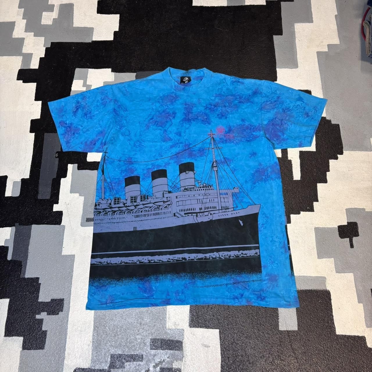 Vintage American Vintage 90s single stitch tie dye t-shirt Size US XL / EU 56 / 4 - 1 Thumbnail