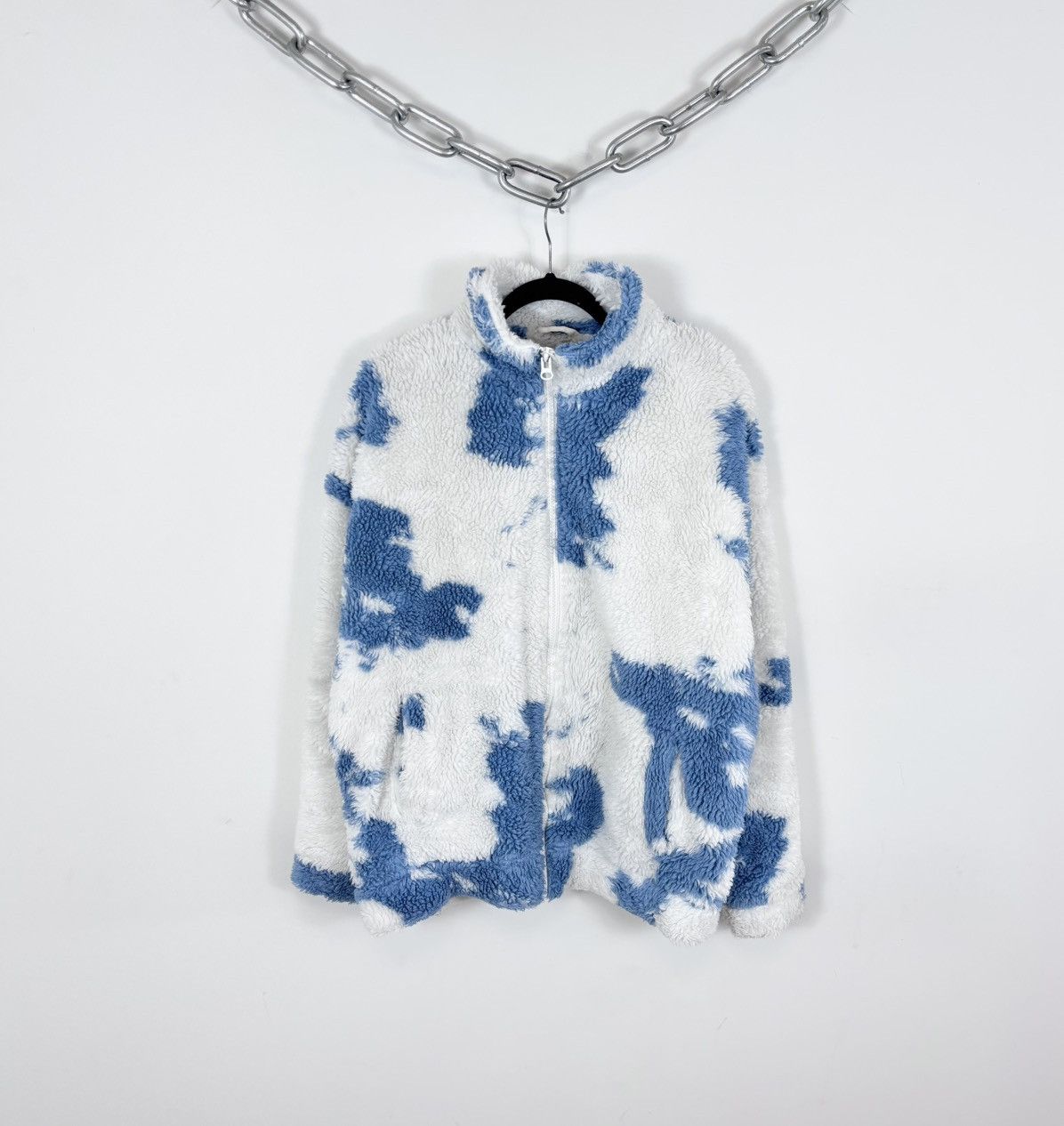 JADED LONDON x curly fly カーディガン Jaded London Jaded MAN x Curly fry checkered fuzzy cardigan | Grailed