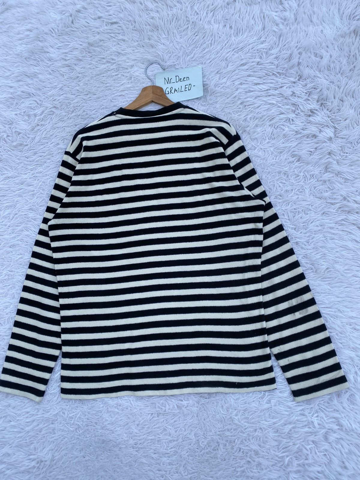 Andy Warhol × Uniqlo Rare Uniqlo x Andy Warhol Grunge Style Striped Long Sleeve Size US L / EU 52-54 / 3 - 15 Thumbnail