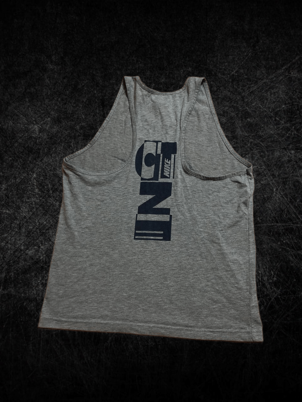 Nike Nike Racerback Scoop Neck Gray Athletic Tank Top Size US S / EU 44-46 / 1 - 1 Thumbnail