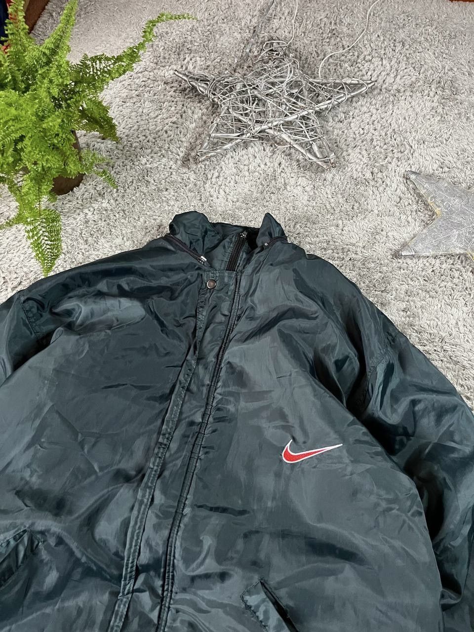 Nike × Vintage Vintage Nike 90s Rare Puffer Jacket Y2K Big Logo Swoosh Size US L / EU 52-54 / 3 - 5 Thumbnail