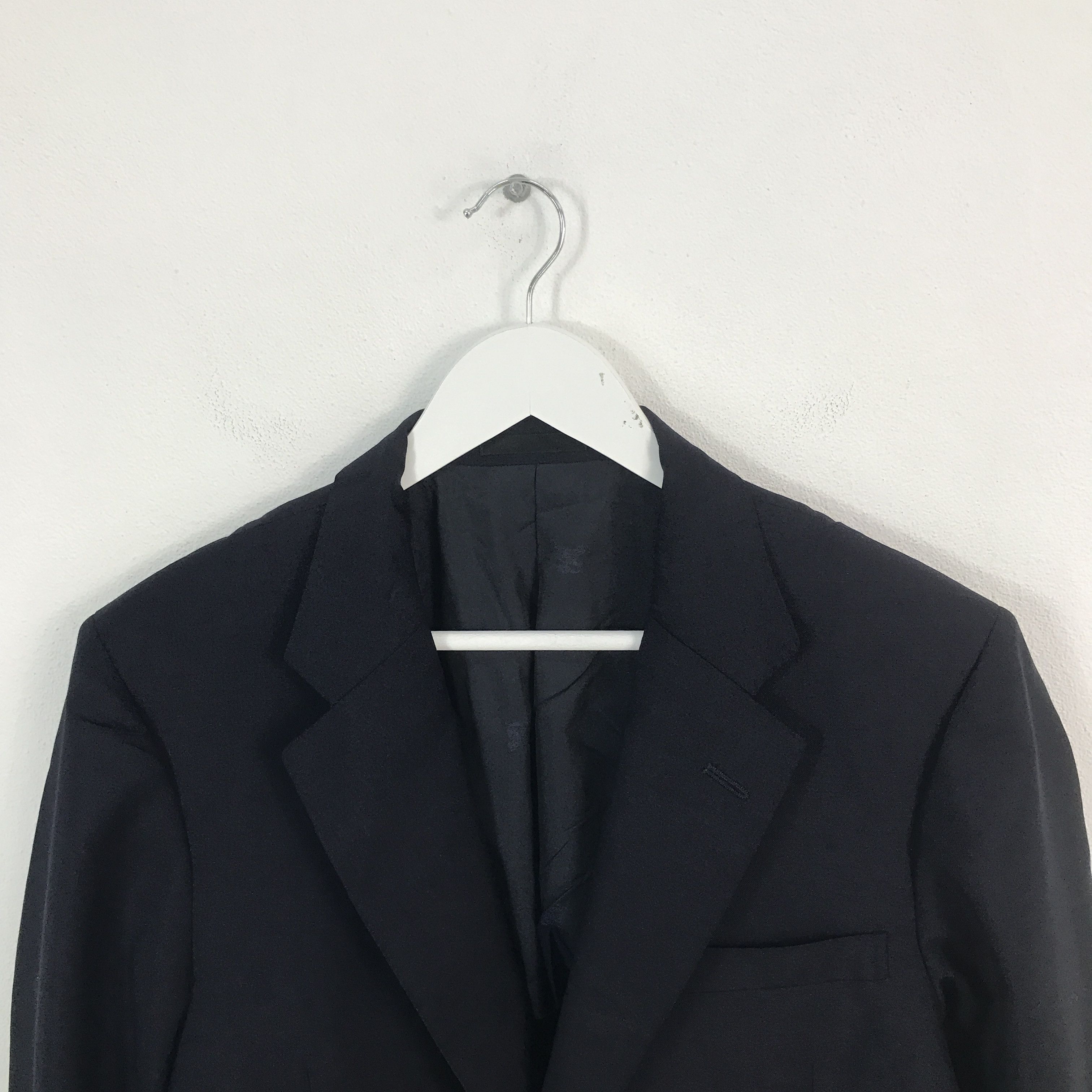 Burberry × Vintage burberrys Wool & mohair blazer coat jacket Size US L / EU 52-54 / 3 - 2 Thumbnail