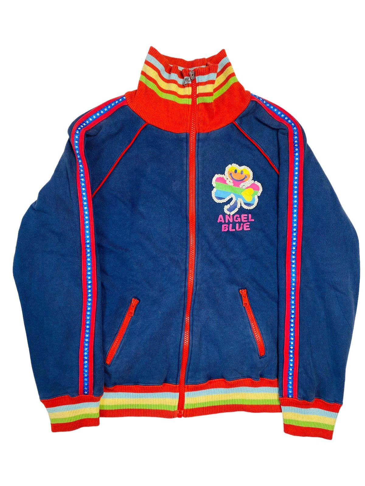 Angel Blue 2000s Angel Blue - Angels Love Tapped Star Track Jacket Size L / US 10 / IT 46 - 2 Thumbnail