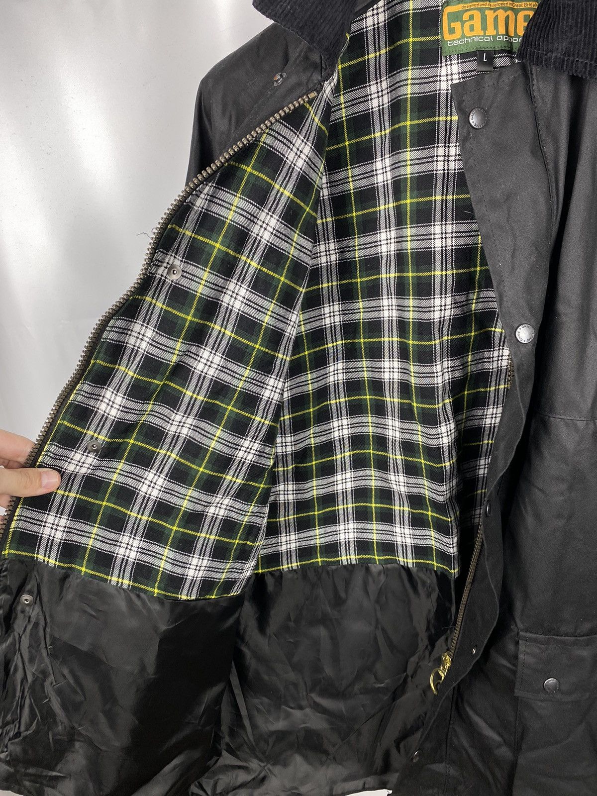 The Game Game Technical Apparel Waxed Coat Hooded size L Size US L / EU 52-54 / 3 - 12 Thumbnail