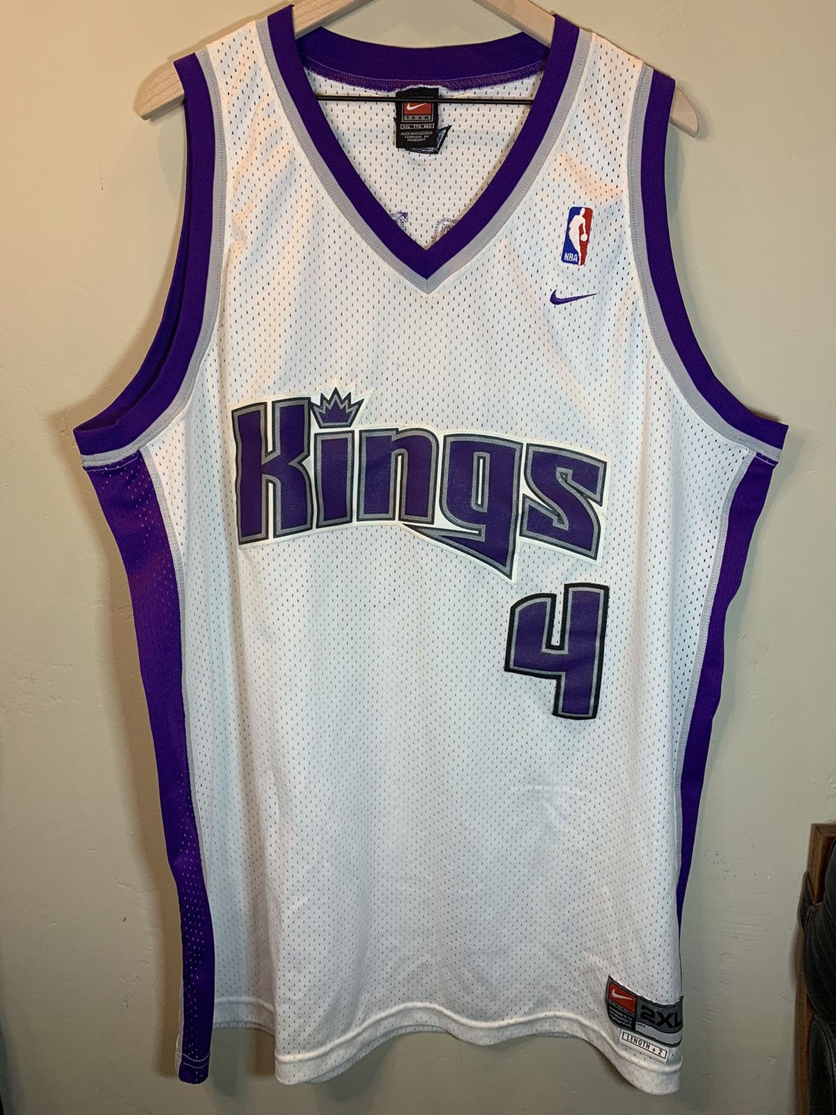 NBA × Nike × Vintage *RARE* Vintage Chris Webber Sacramento Kings Nike NBA Jersey Size US XXL / EU 58 / 5 - 1 Thumbnail