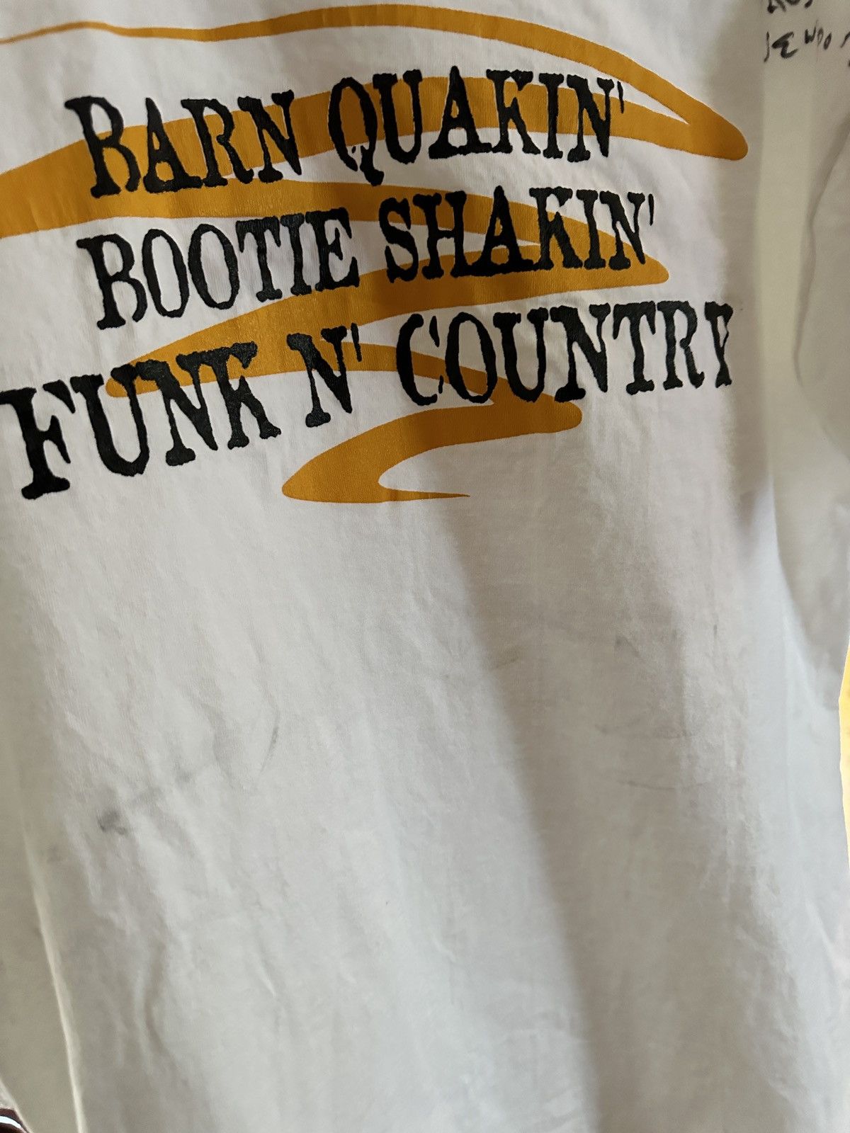 Band Tees Vintage 90s The Hollow Funk N' Country Autographed Band Tee Size US XL / EU 56 / 4 - 7 Thumbnail