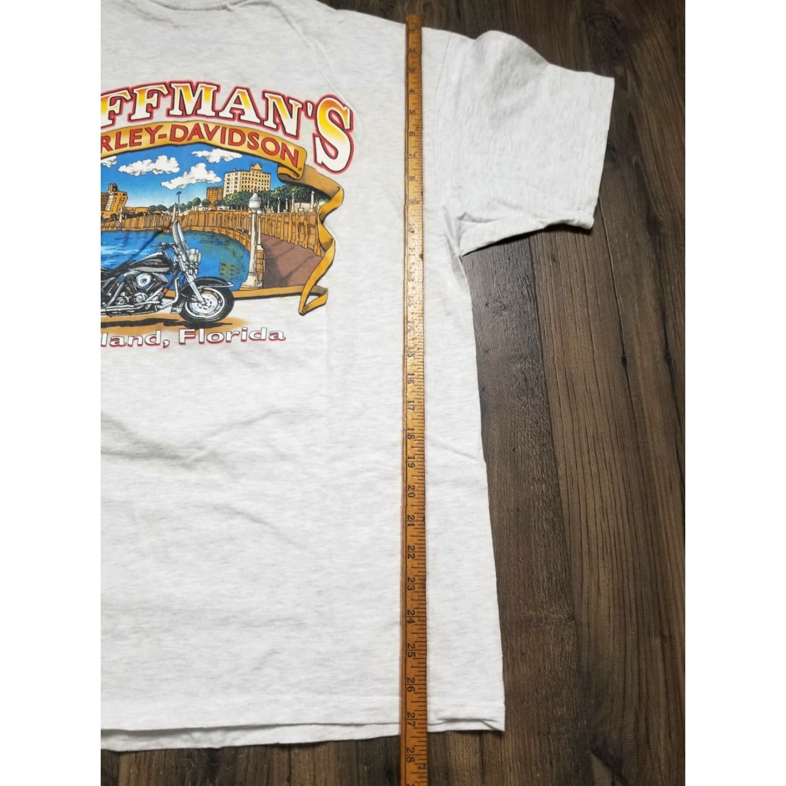 Harley Davidson VINTAGE Harley Davidson T-Shirt XL Mens Space 2000 Double-Sided Logo Graphic Back Transfer Lakeland FL R.K. Stratmen Size US XL / EU 56 / 4 - 5 Thumbnail