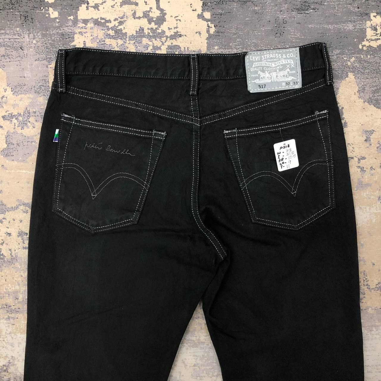 Levi's P218 LEVI'S x DESIGNER FLARED DENIM JEANS Size US 33 - 4 Thumbnail