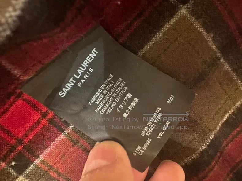 Other Saint Laurent 2013 Wool Plaid Shirt. Size US S / EU 44-46 / 1 - 4 Thumbnail