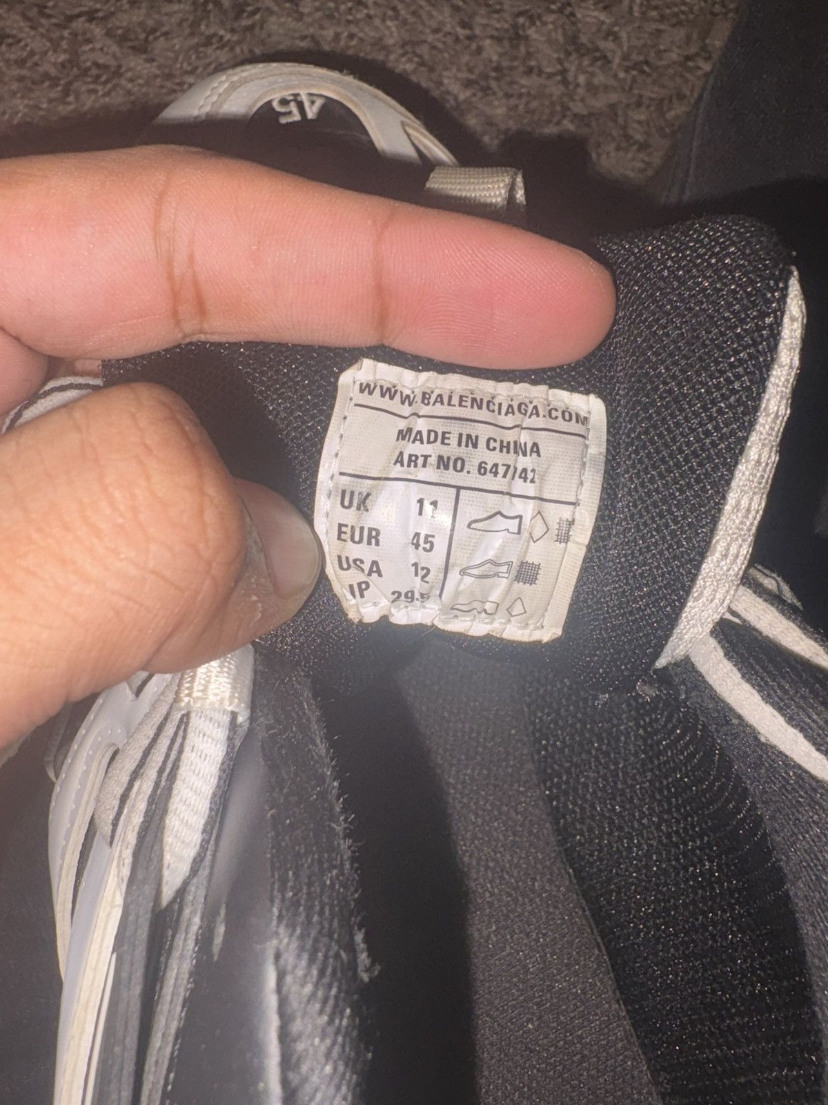 Balenciaga Baleniaga track runners Size US 12 / EU 45 - 5 Thumbnail