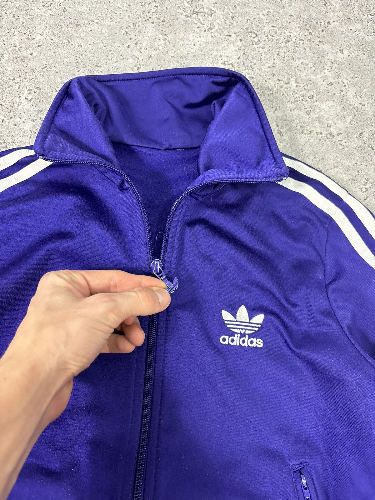 Adidas × Vintage Vintage Retro Zip Up Adidas Originals 3 Stripes Cropped Y2K Size US S / EU 44-46 / 1 - 5 Thumbnail