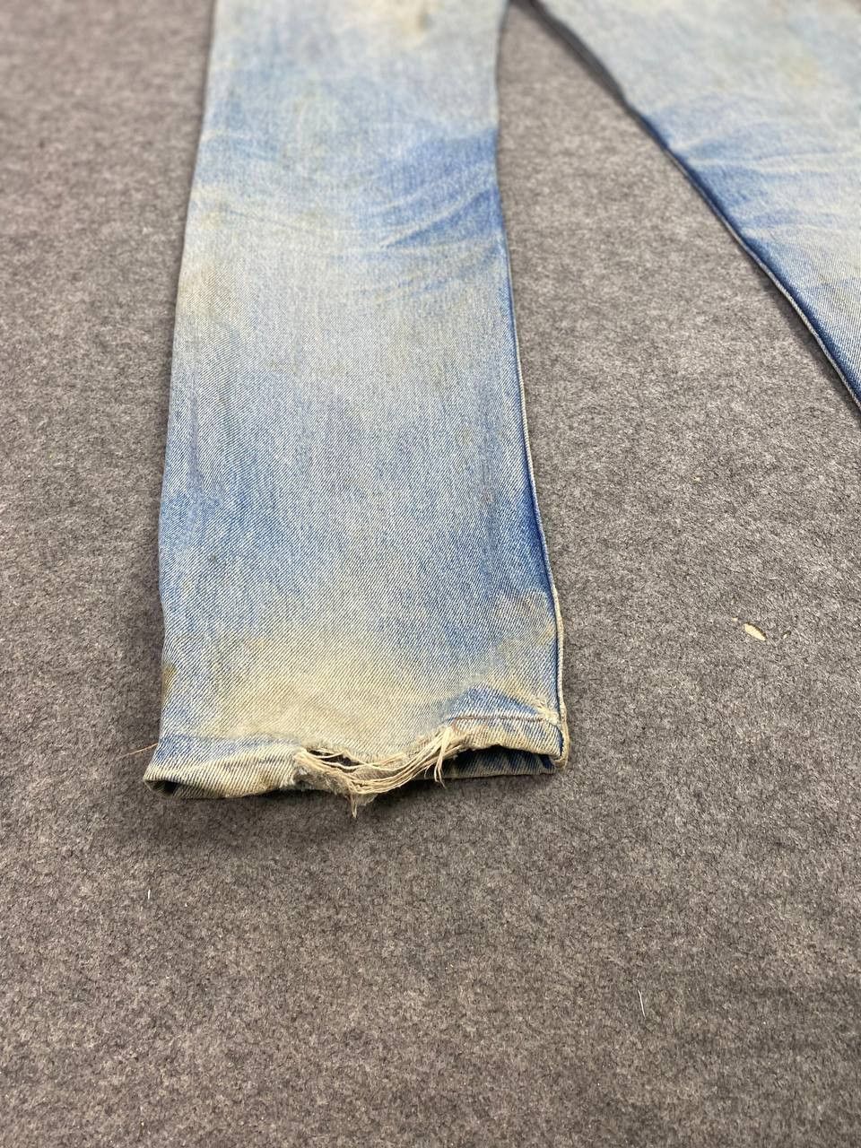 Levi's vintage 80s levis501 distressed denim nice design Size US 30 / EU 46 - 7 Thumbnail