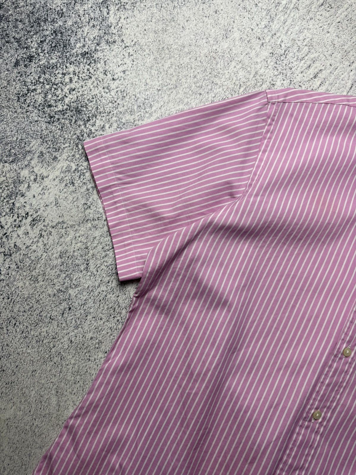 Polo Ralph Lauren Vintage RALPH LAUREN Striped Short Sleeved Shirt Rare Size US XL / EU 56 / 4 - 6 Thumbnail
